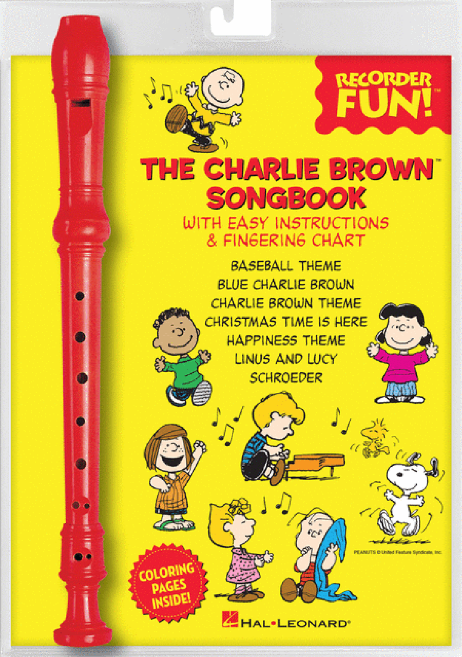 The Charlie Brown™ Songbook – Recorder Fun! Recorder scores gallery preview page 1