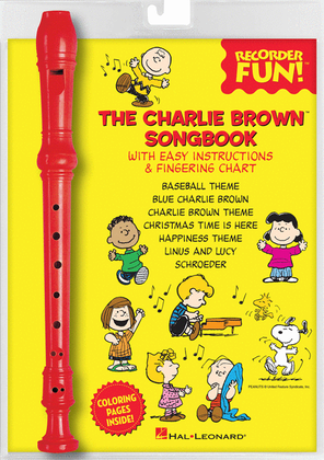Book cover for The Charlie Brown™ Songbook – Recorder Fun!