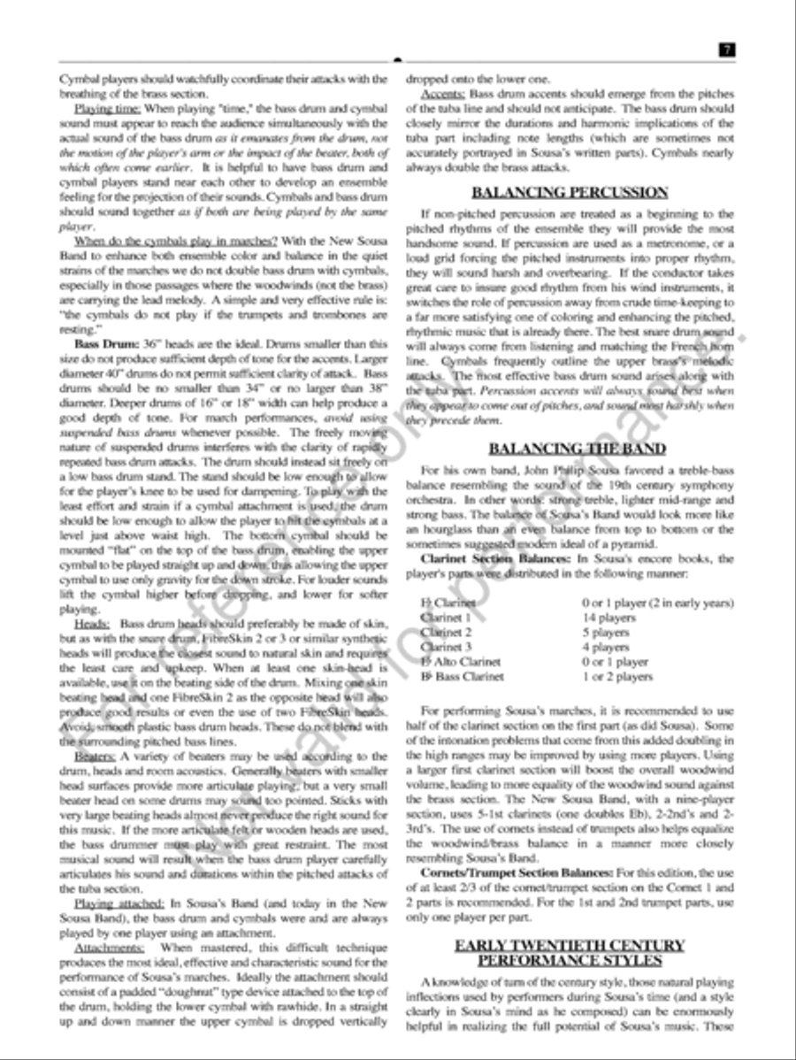 The Charlatan Concert Band scores gallery preview page 8