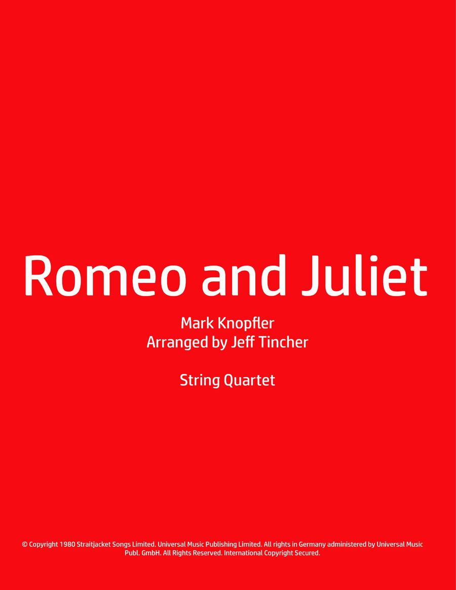 Romeo And Juliet String Quartet scores gallery preview page 1