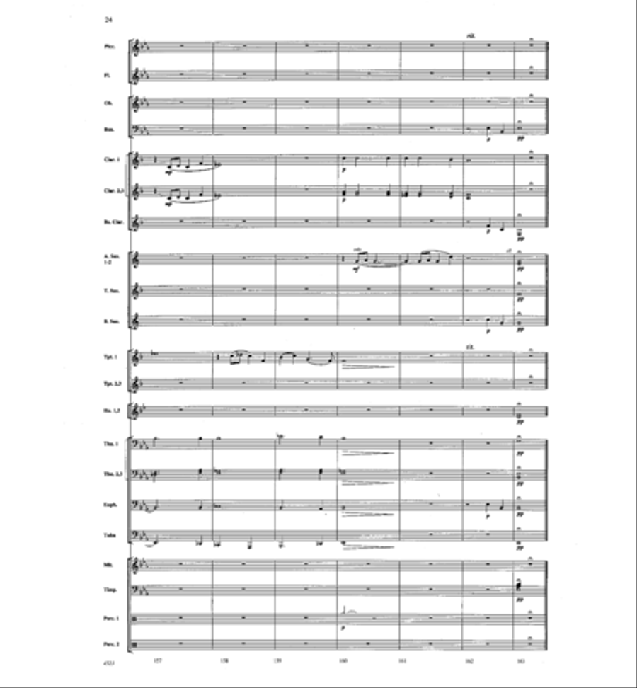 Skyscapes Skyscapes Concert Band scores gallery preview page 24