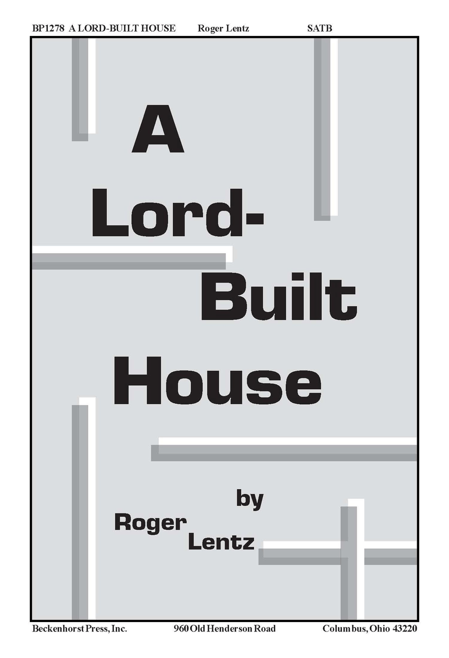 A Lord-Built House 4-Part scores gallery preview page 1
