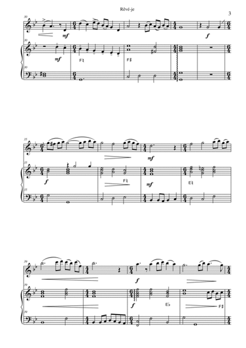Variations on Rêvé-je for flute and harp image number null