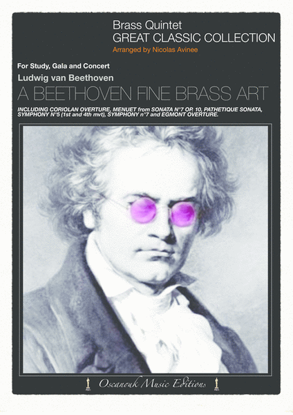 A BEETHOVEN FINE BRASS ART image number null