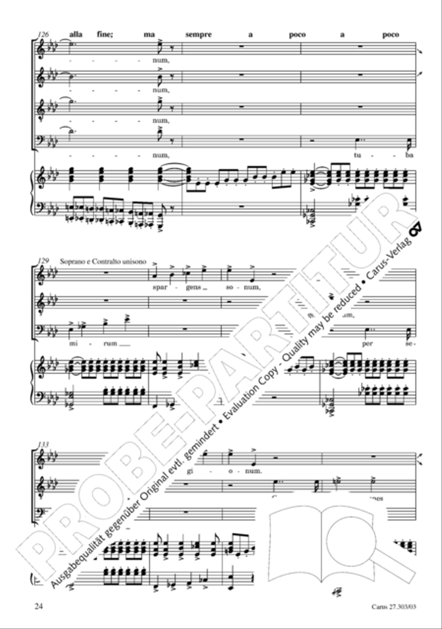 Messa da Requiem 4-Part scores gallery preview page 25
