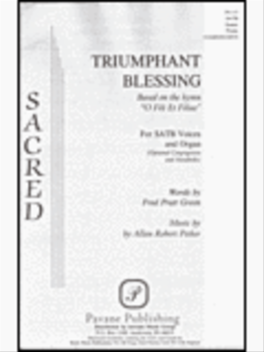 Triumphant Blessing 4-Part scores gallery preview page 1