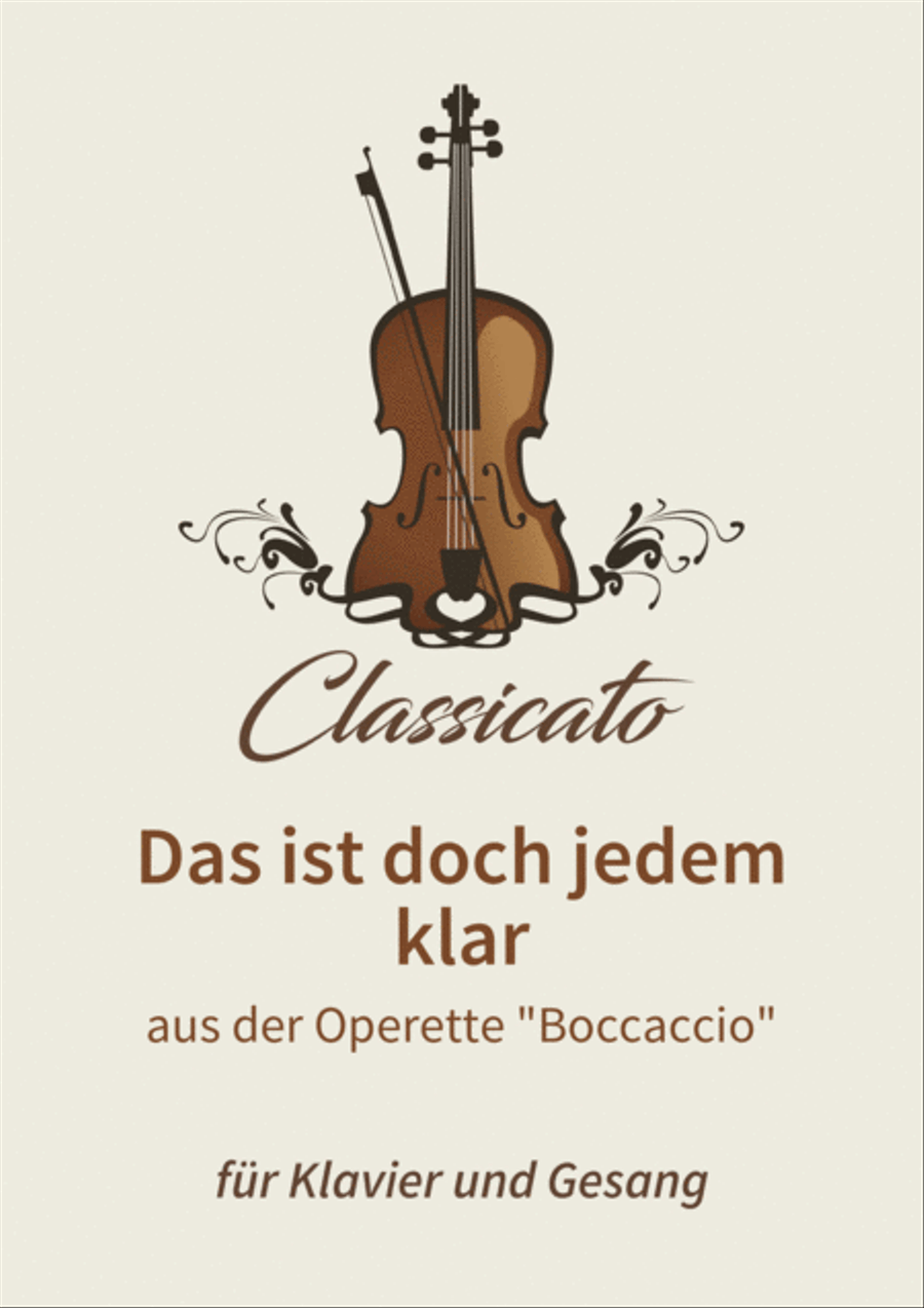 Das ist doch jedem klar Piano, Vocal, Guitar scores gallery preview page 1
