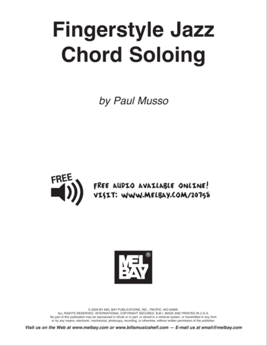 Fingerstyle Jazz Guitar Chord Soloing Electric Guitar scores gallery preview page 7