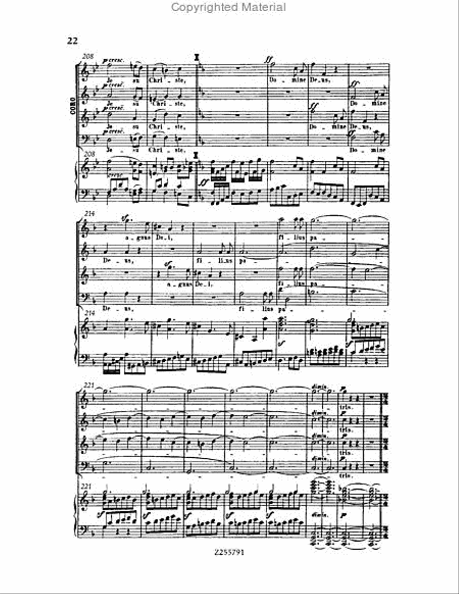 Missa Solemnis, Op.123 Choir scores gallery preview page 22