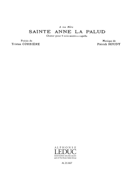 Sainte Anne-la-palud (choral-mixed A Cappella)