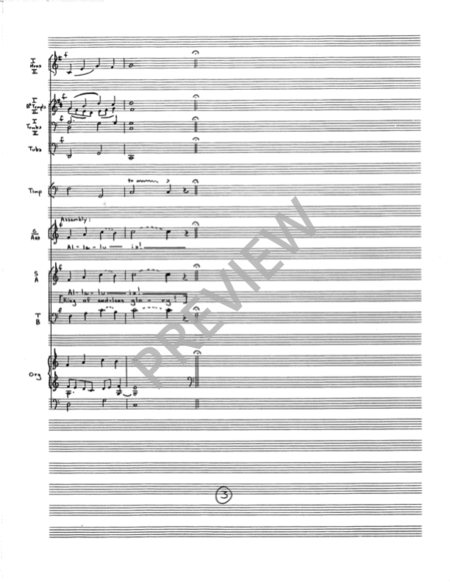 Gospel Acclamation - Full Score and Parts