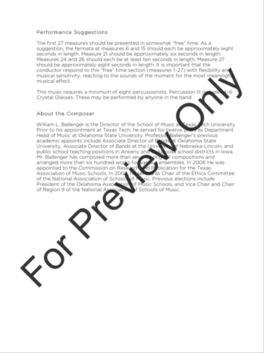Twilight Dances (Score) Concert Band scores gallery preview page 3