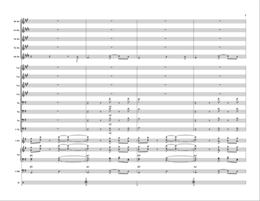 Summer In Central Park Summer In Central Park Jazz Ensemble scores gallery preview page 3