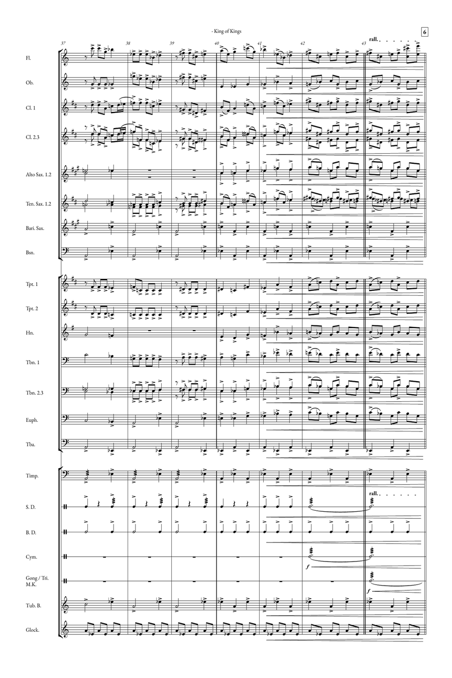 The Lord's Prayer Concert Band scores gallery preview page 6