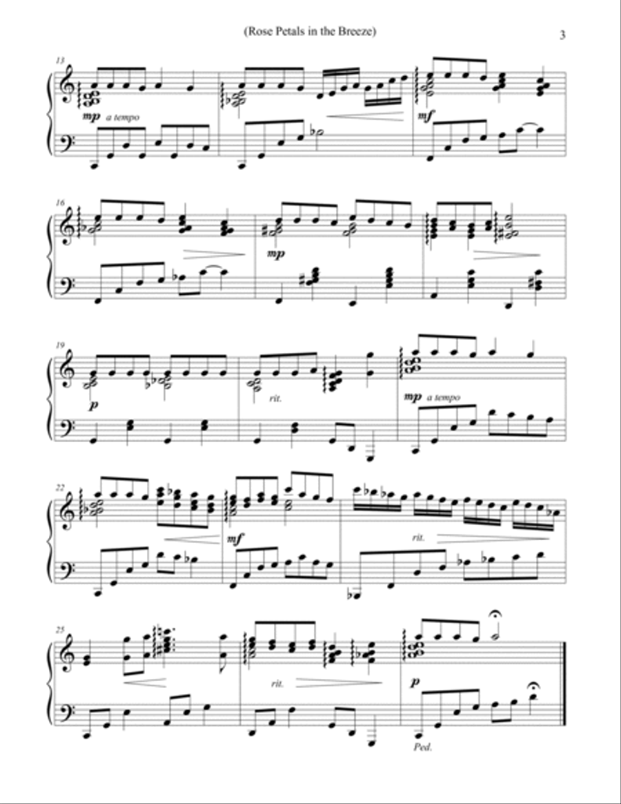 Like a Dream Flying By PIANO BOOK Piano Solo scores gallery preview page 5