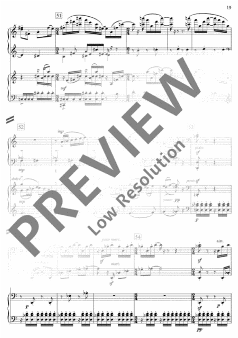 Symphony in Three Movements Piano scores gallery preview page 20