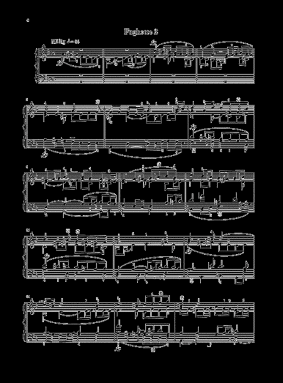Seven Piano Pieces in Fughetta Form op. 126 Piano Solo scores gallery preview page 4