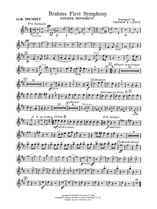 Brahms's 1st Symphony, 4th Movement: 1st B-flat Trumpet