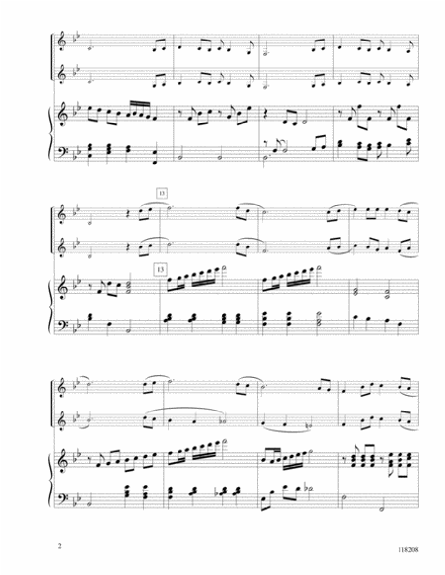 In The Sweet By and By Clarinet Duet scores gallery preview page 3