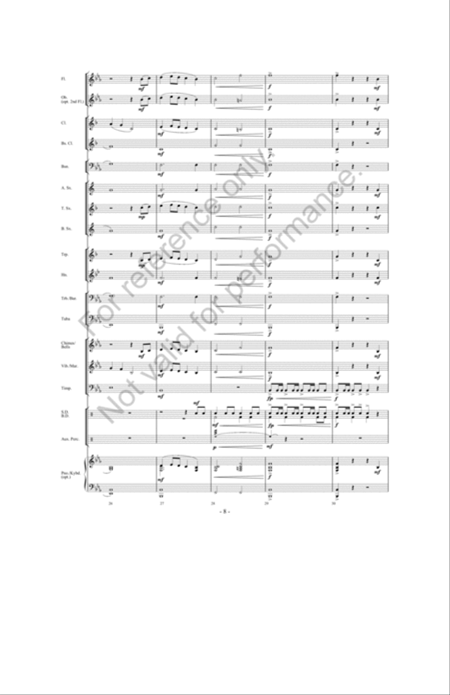 Journey To The Stars Concert Band scores gallery preview page 7