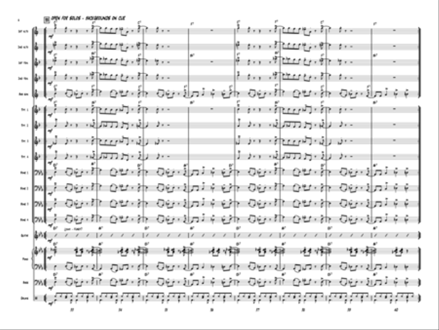 Hark, Those Herald Angels Rock! Jazz Ensemble scores gallery preview page 6