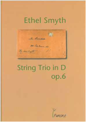 Book cover for Streich Trio D-Dur op. 6
