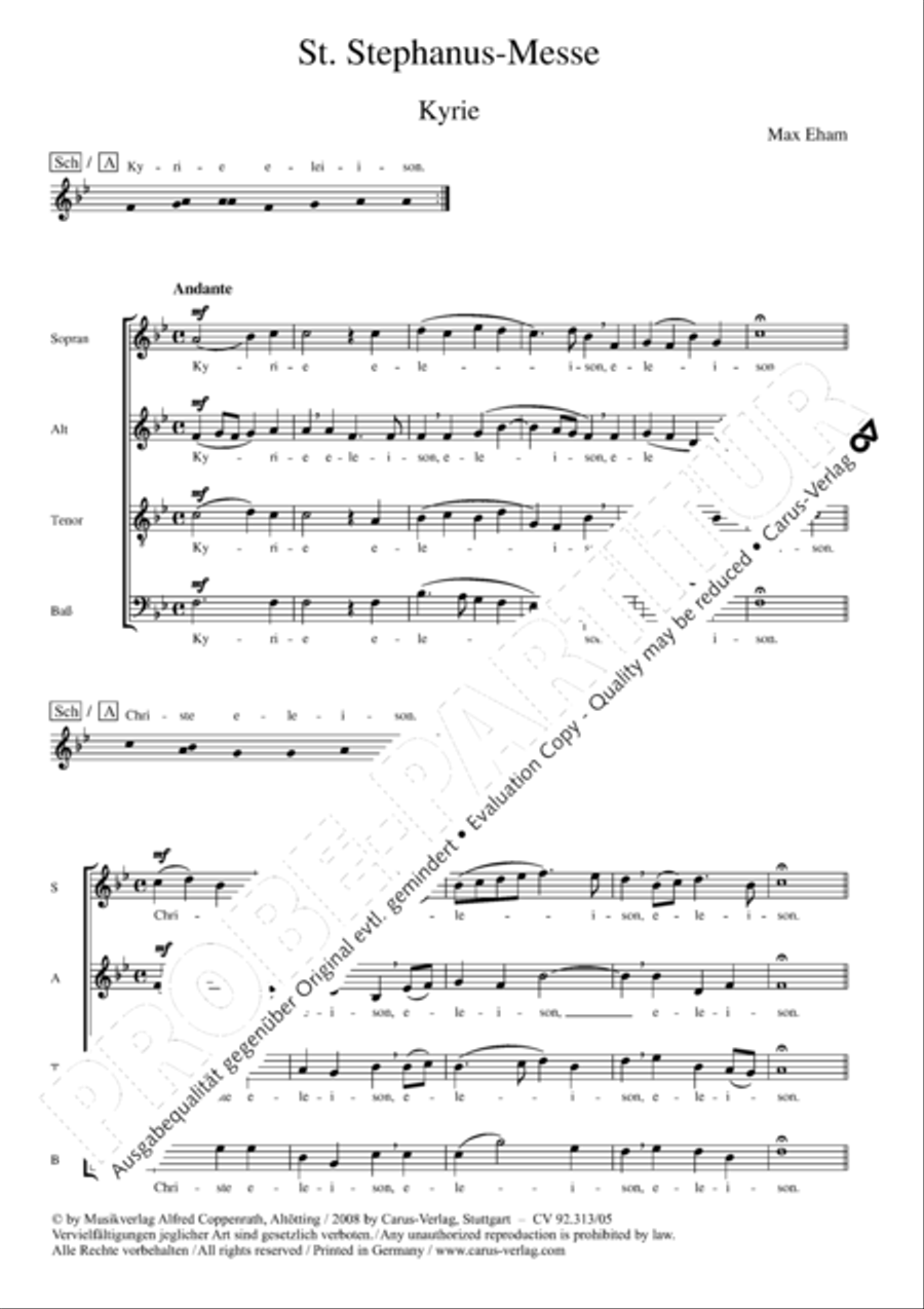 Stephanus-Messe 4-Part scores gallery preview page 4