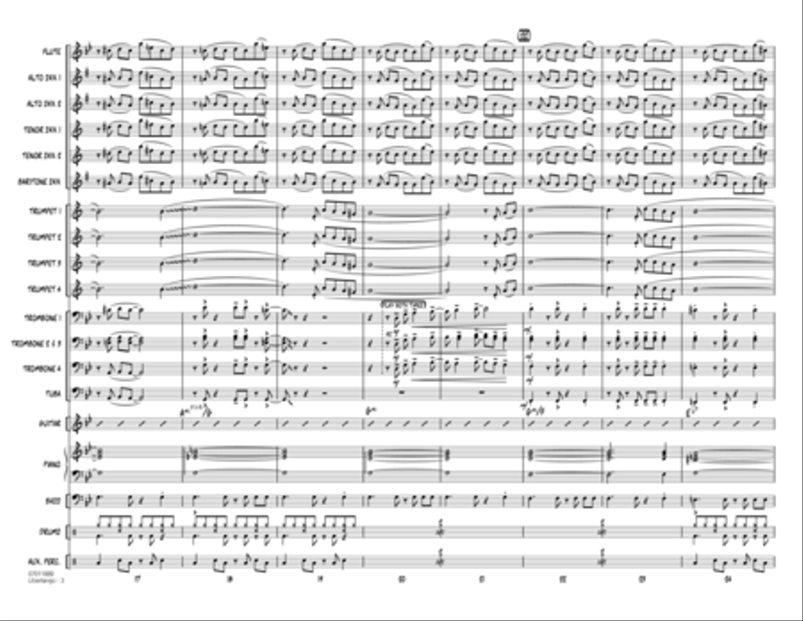 Libertango - Full Score Jazz Ensemble scores gallery preview page 3