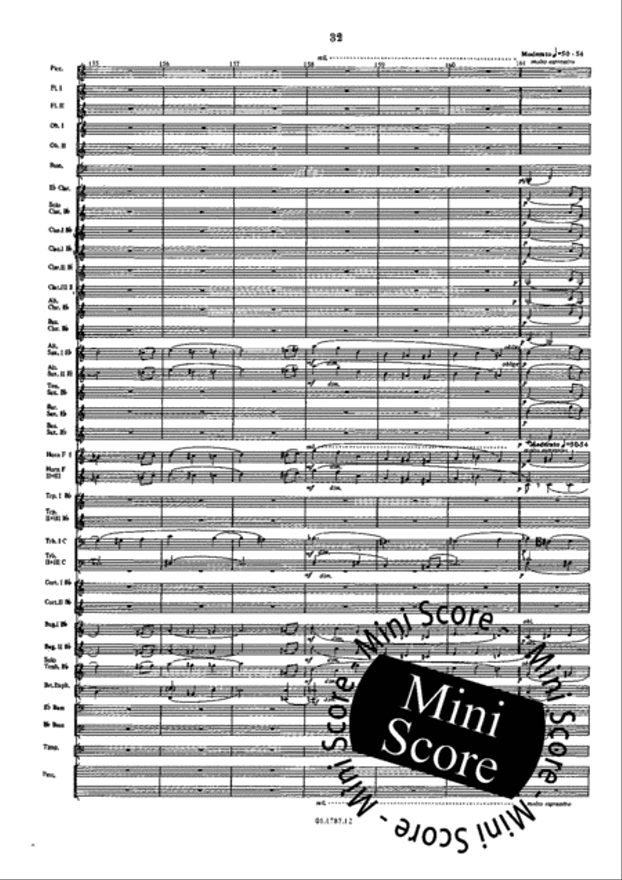 Symphonie de l'Eau Concert Band scores gallery preview page 36