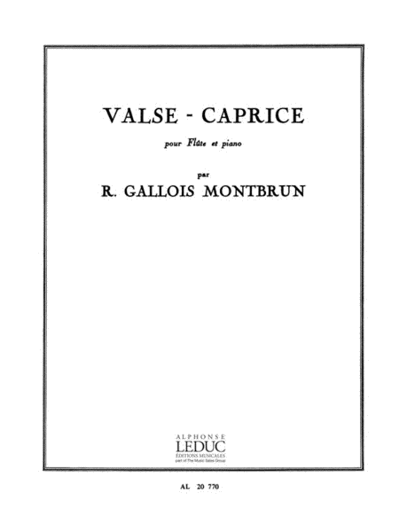 Valse-caprice (flute & Piano)