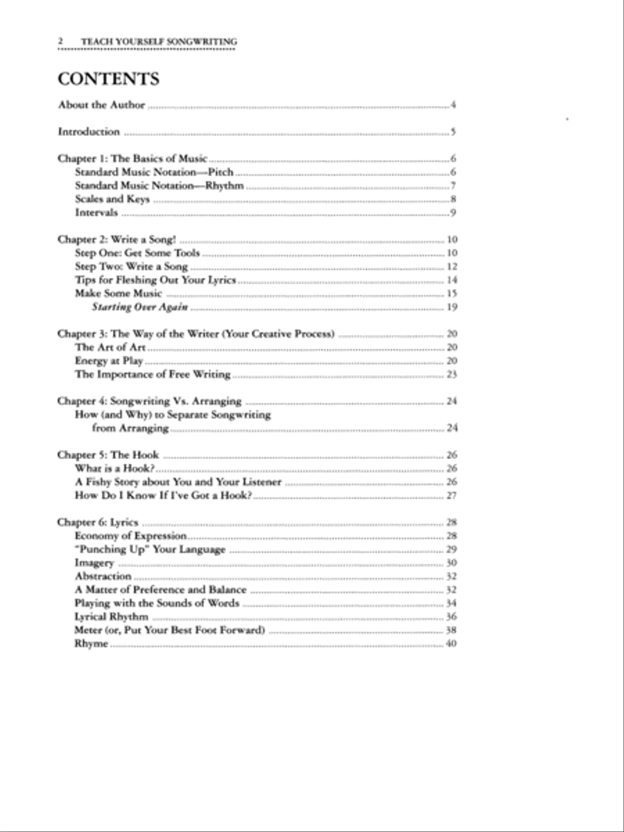 Alfred's Teach Yourself Songwriting Piano Method scores gallery preview page 2
