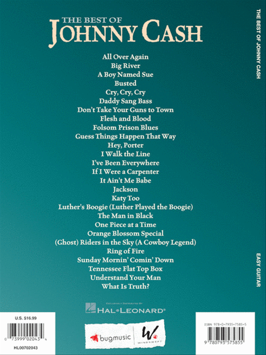 The Best of Johnny Cash – 2nd Edition Electric Guitar scores gallery preview page 5