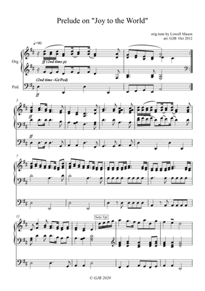 Prelude on "Joy to the World" for Organ
