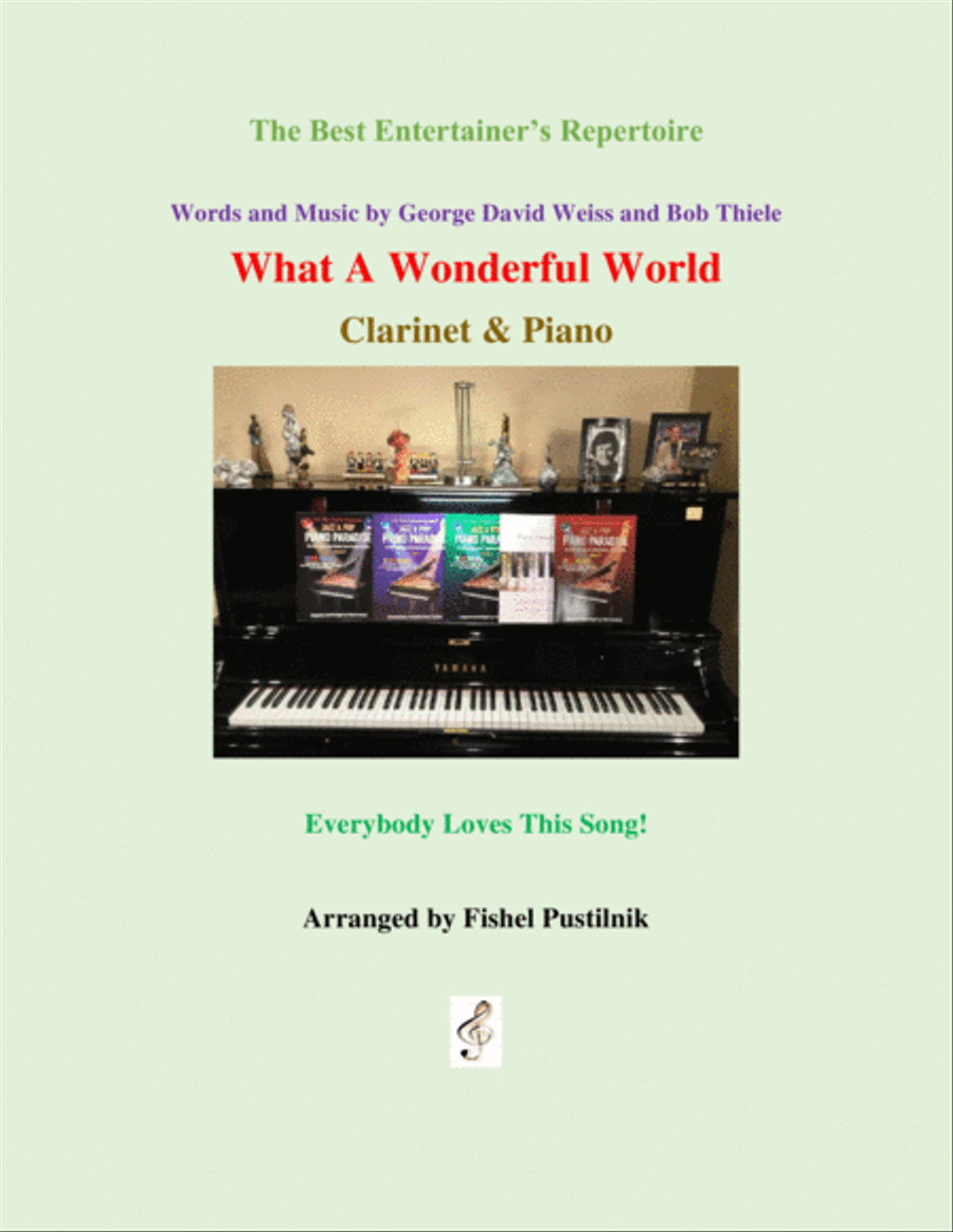 What A Wonderful World Clarinet Solo scores gallery preview page 1