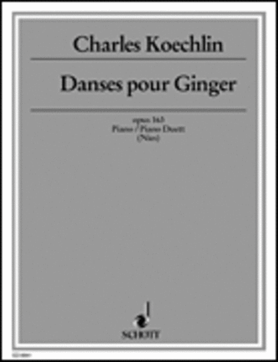 Dances for Ginger 1 Piano, 4-Hands scores gallery preview page 1