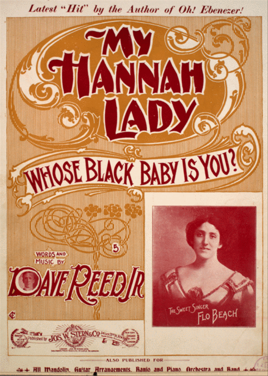 My Hannah Lady, Whose Black Baby is You? Voice scores gallery preview page 1