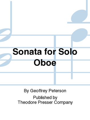 Sonata for Solo Oboe