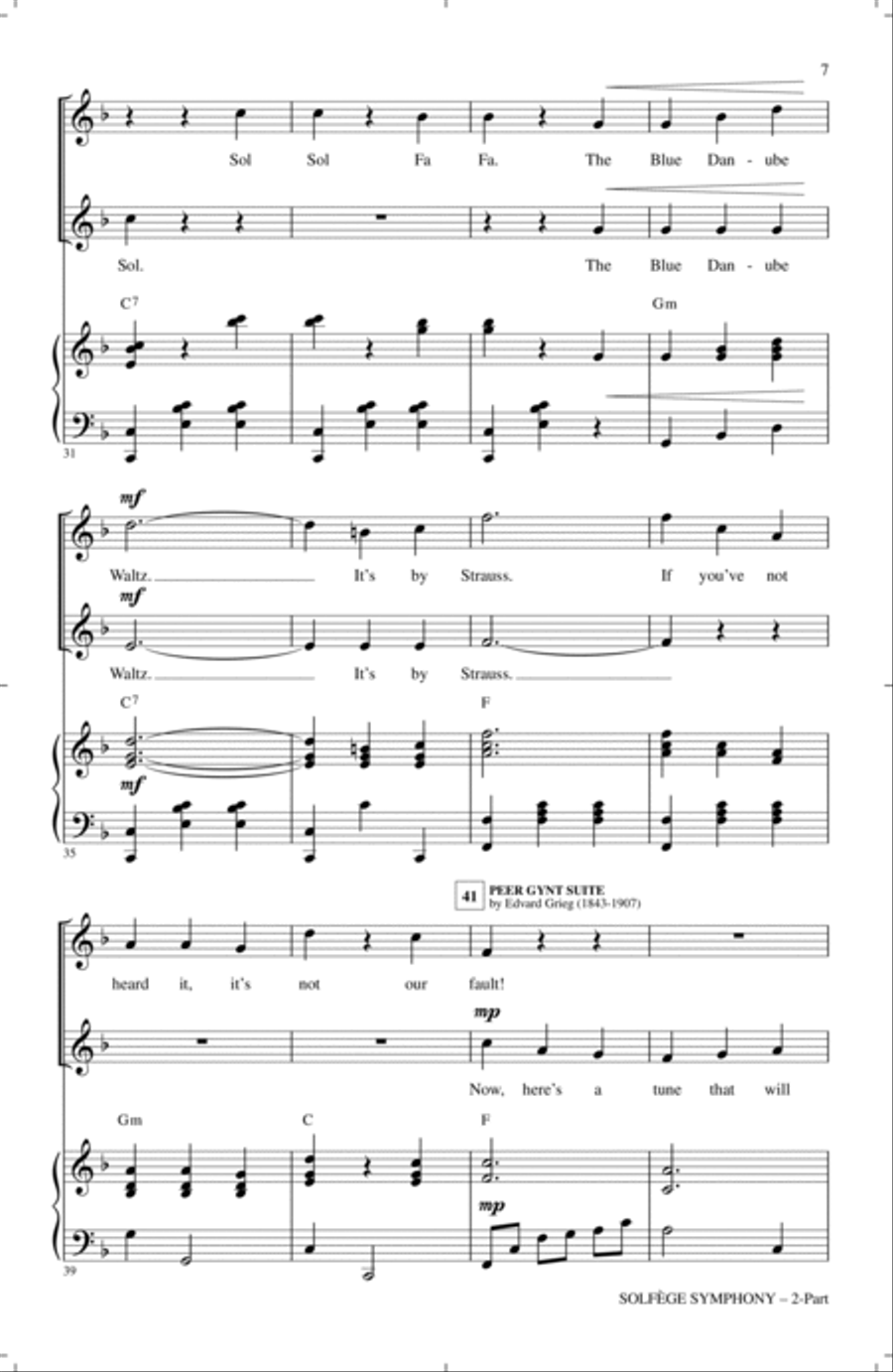 Solfege Symphony Solfege Symphony 2-Part scores gallery preview page 5
