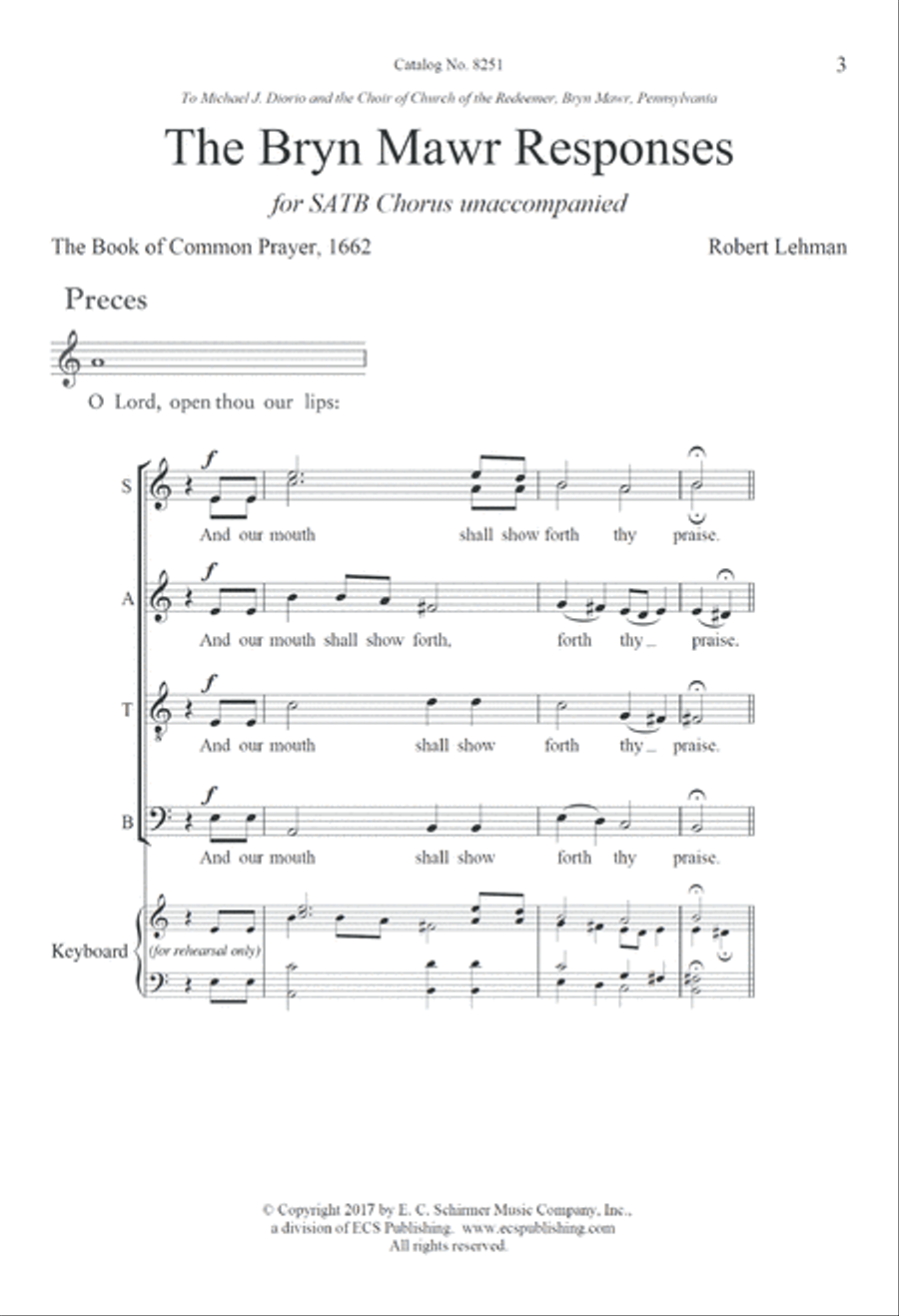 The Bryn Mawr Responses The Bryn Mawr Responses 4-Part scores gallery preview page 2
