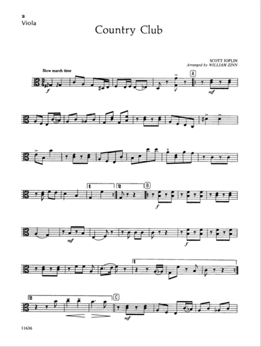 Ragtime Favorites for Strings String Orchestra scores gallery preview page 6