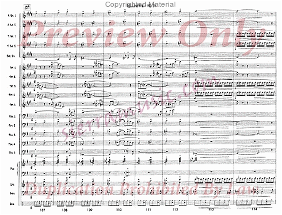 Follow Me Follow Me Jazz Ensemble scores gallery preview page 15