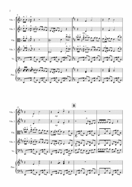 Habanera (Fantasia from Carmen) for String Quartet image number null