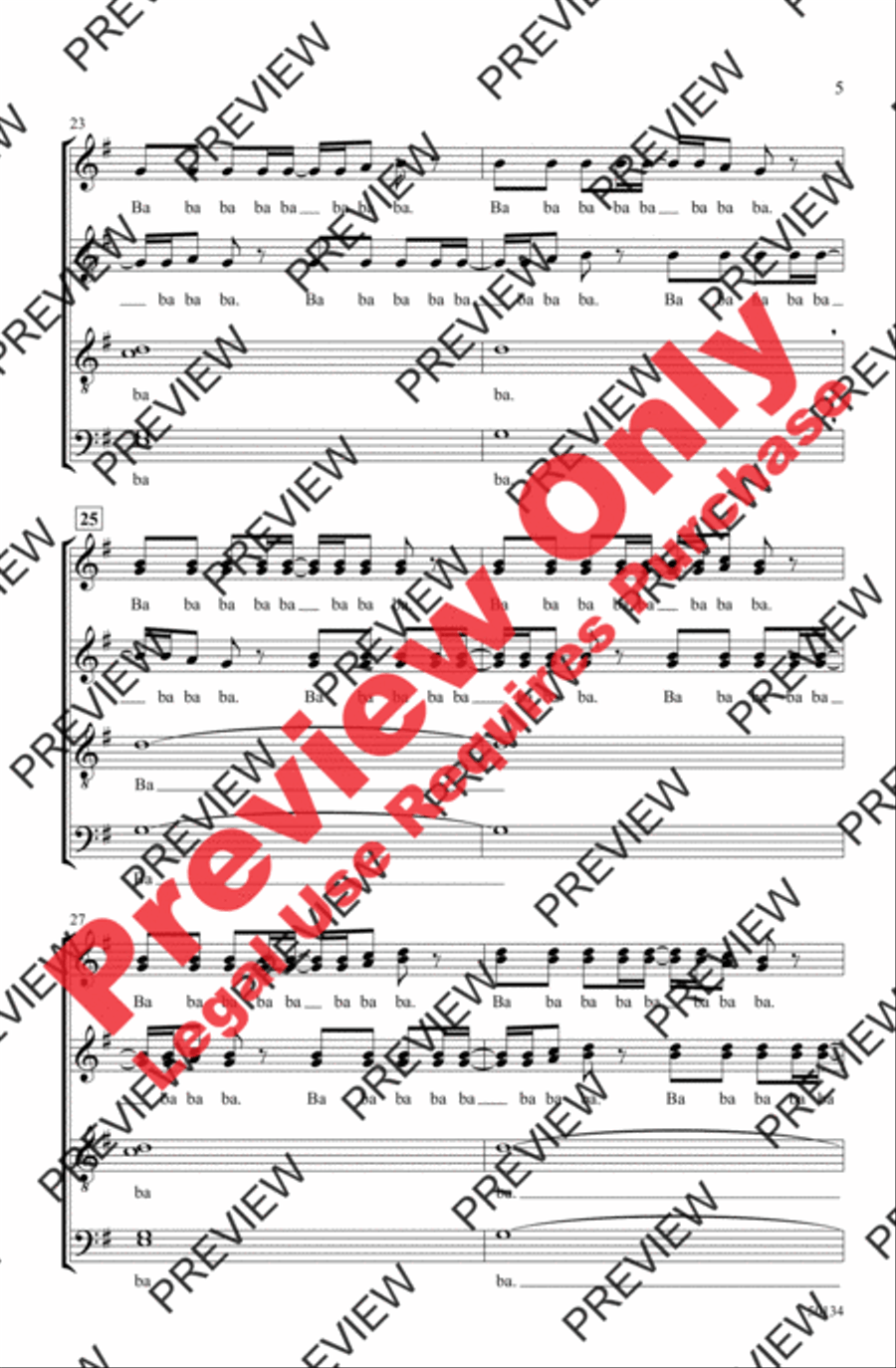 Pulse 4-Part scores gallery preview page 5