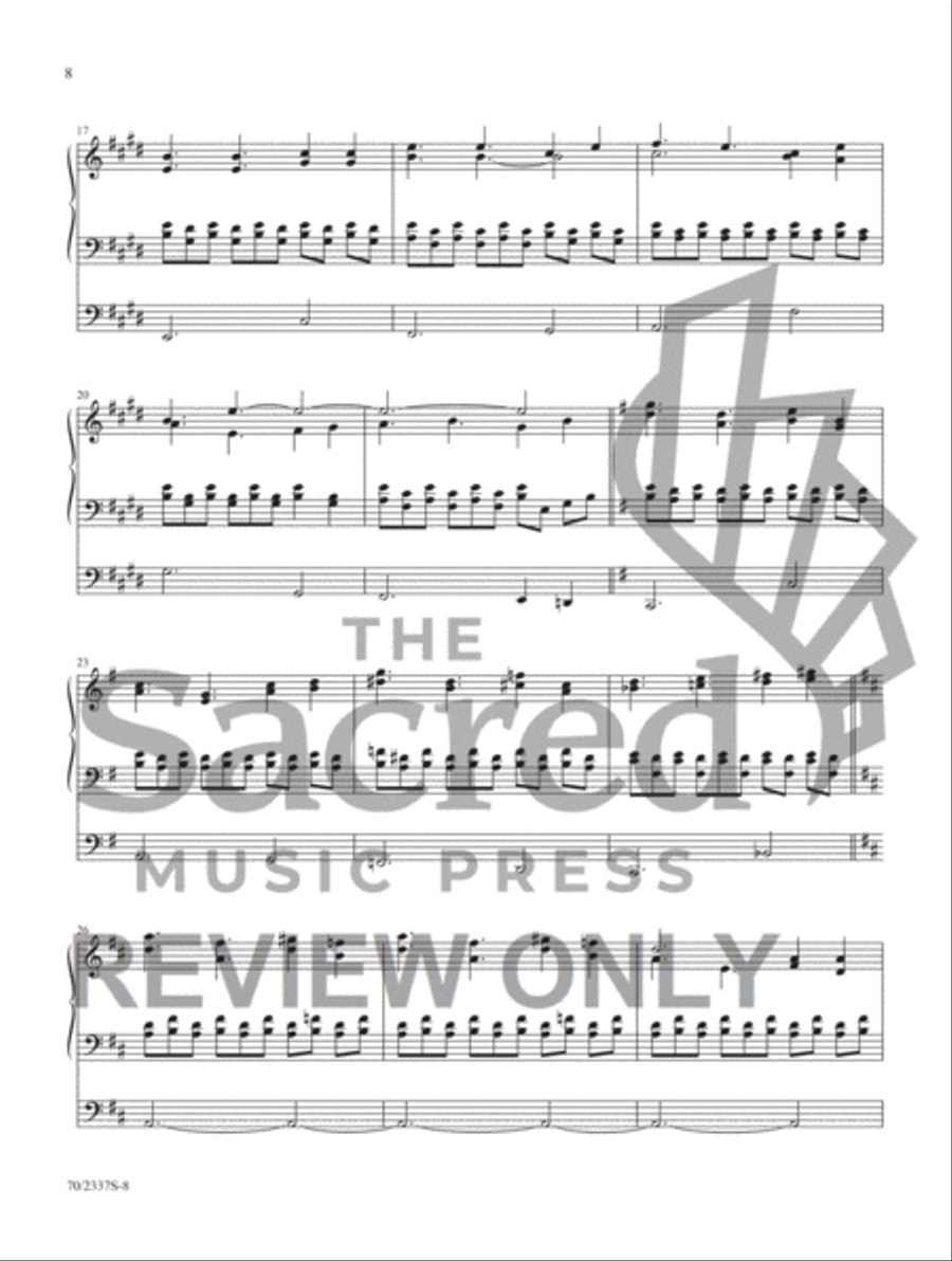 My Song Is Love Unknown My Song Is Love Unknown Organ Solo scores gallery preview page 5
