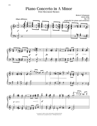 Piano Concerto in A Minor, First Movement Themes