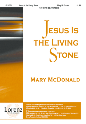 Book cover for Jesus Is the Living Stone