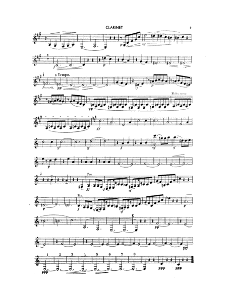 Woodwind Quintet: 1st B-flat Clarinet