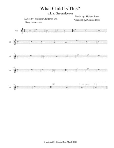 What Child is This? SATB with an option of instruments and piano image number null