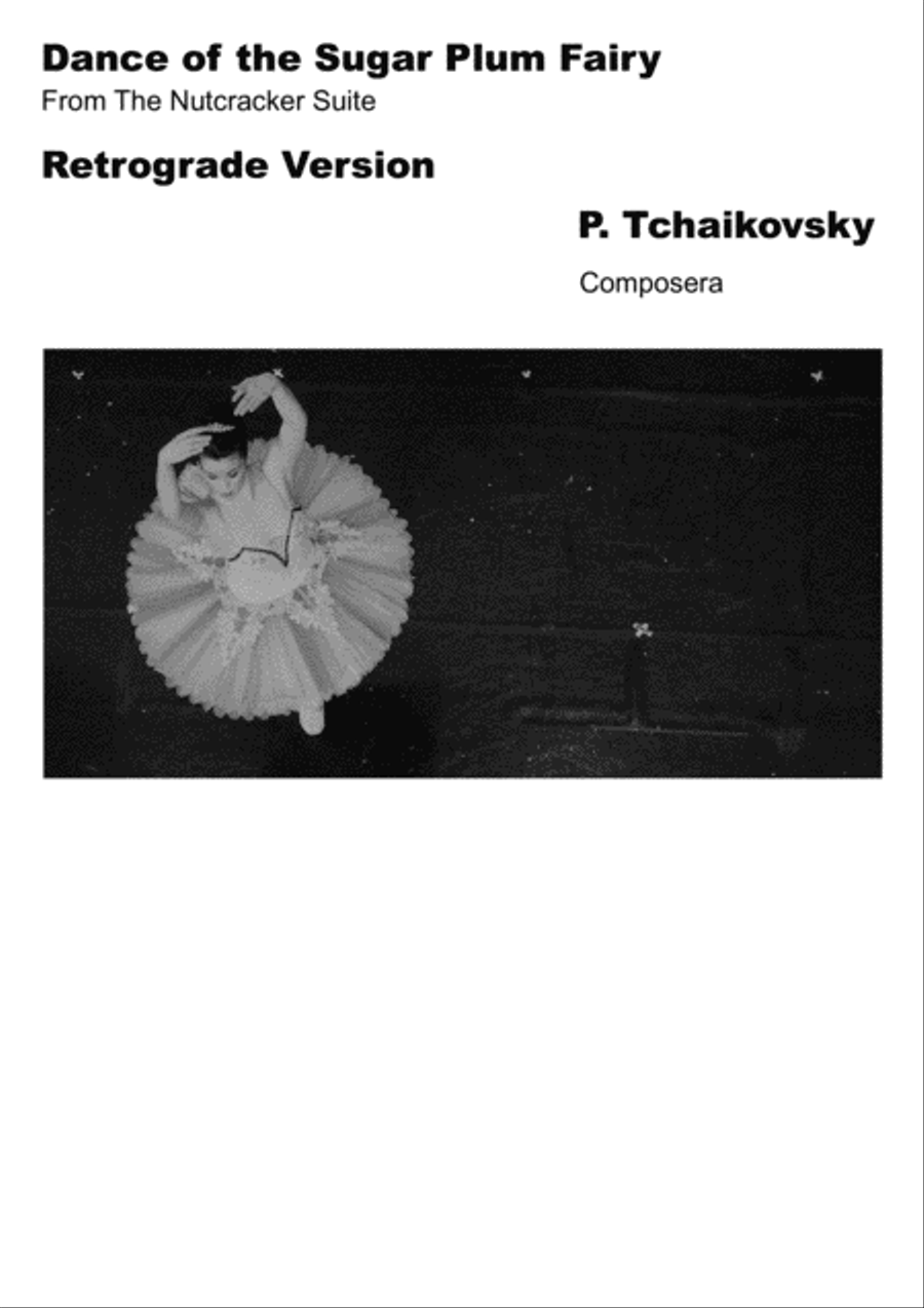 Dance of the Sugar Plum Fairy Retrograde Version Piano Solo scores gallery preview page 1