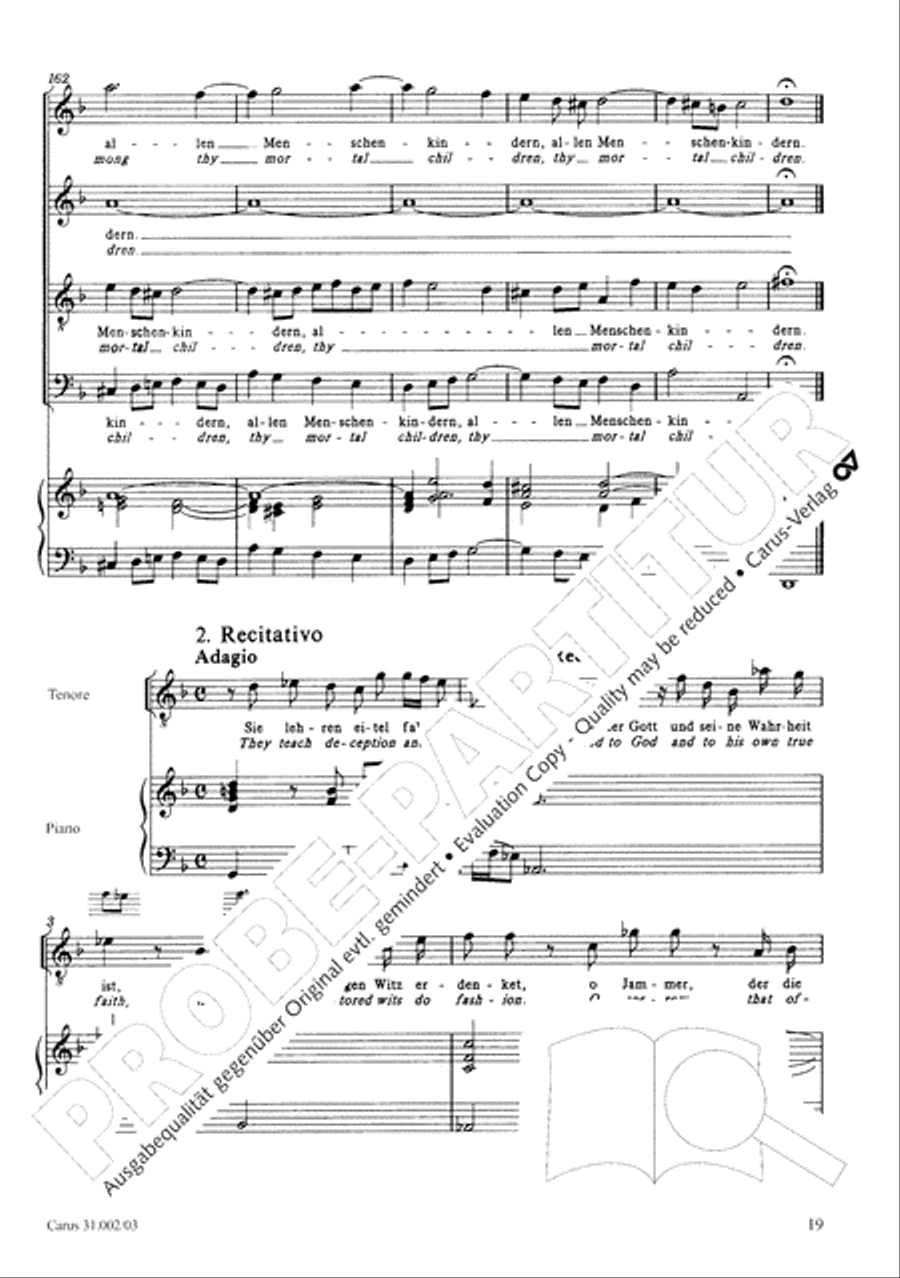 O God, from heaven look on us (Ach Gott, vom Himmel sieh darein) ATB scores gallery preview page 20